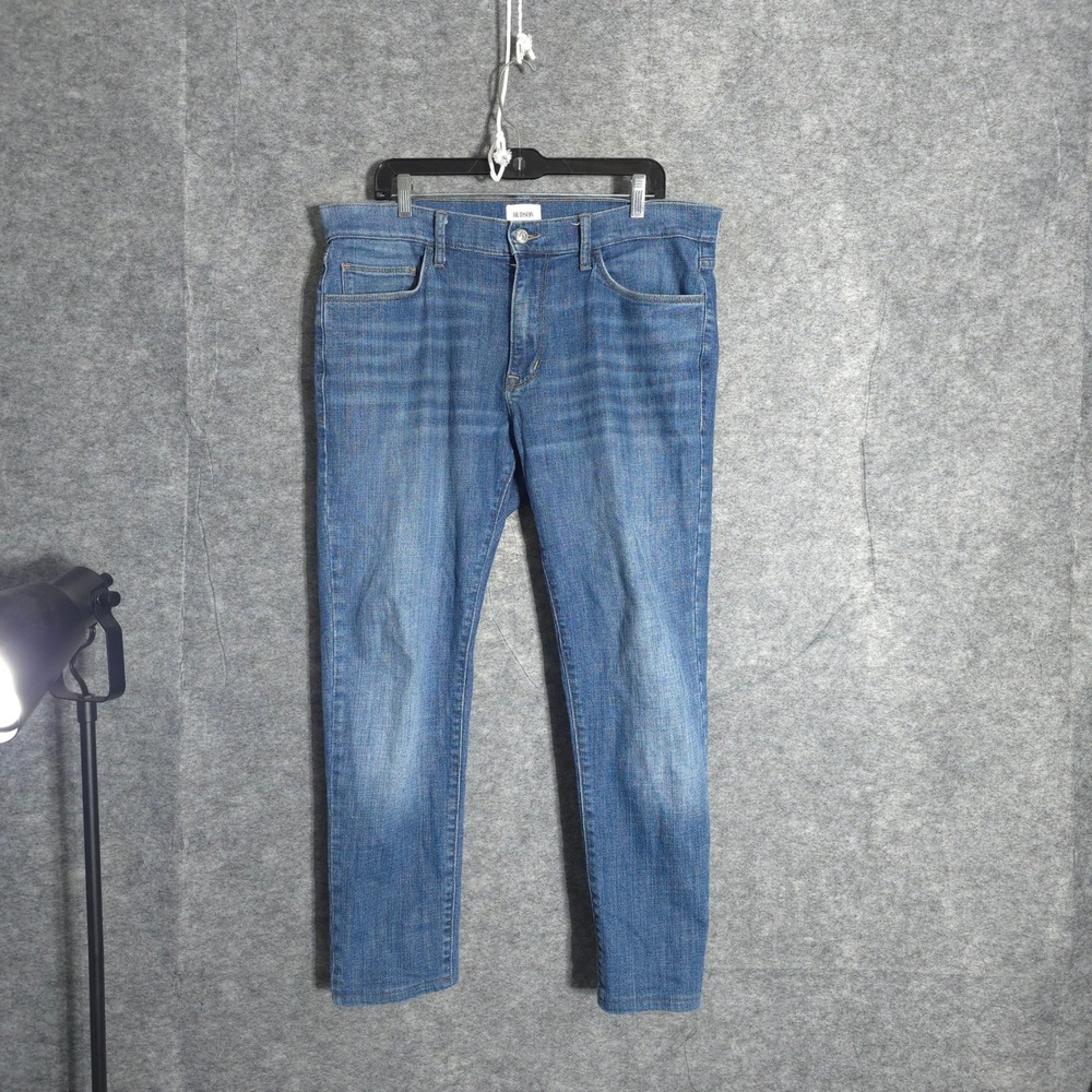 Hudson Zane Jeans Mens 36 Blue Slim Straight Stretch Medium Wash Denim 16055